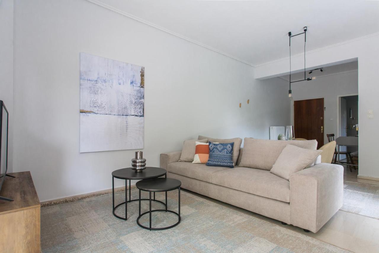 Pleasant 2Br Apartment Near Helexpo By Upstreet أثينا المظهر الخارجي الصورة